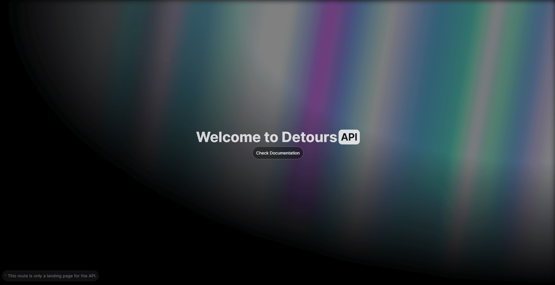 Detours - Tours API Image